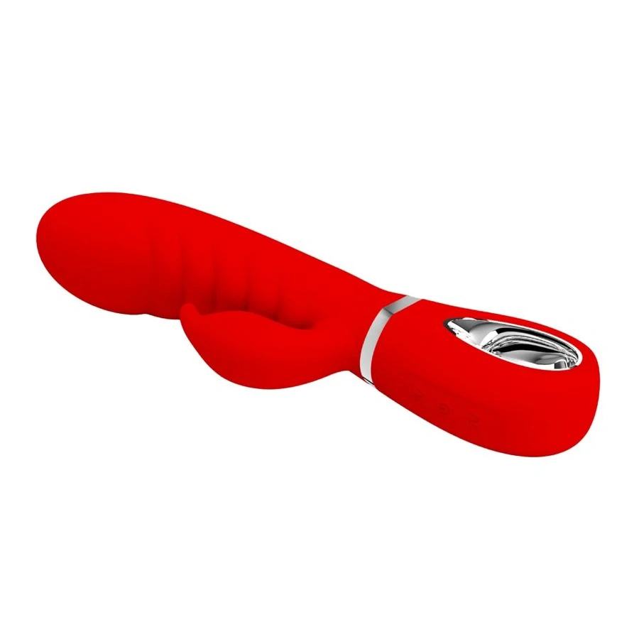 PRETTY LOVE - VIBRATORE MULTIFUNZIONE G-SPOT PRESCOTT ROSSO